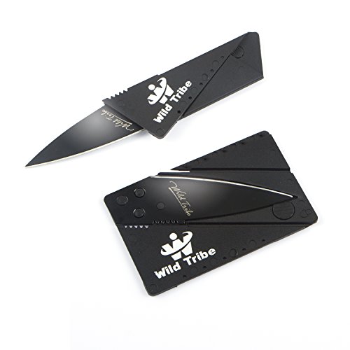 LifeStyle Credit Card Sized Folding Knife with Silver Blade