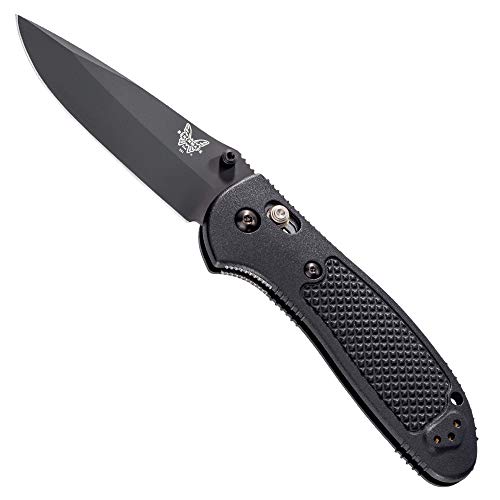 Benchmade - Griptilian 551 Knife with CPM-S30V Steel, Drop-Point Blade, Plain Edge, Coated Finish,...