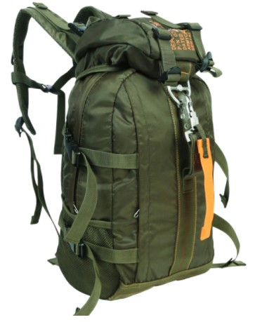 nylon green backpack