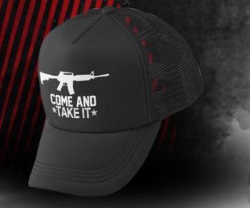 come and take it hat black
