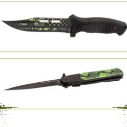 Free Camo Stiletto and Colossal Knife