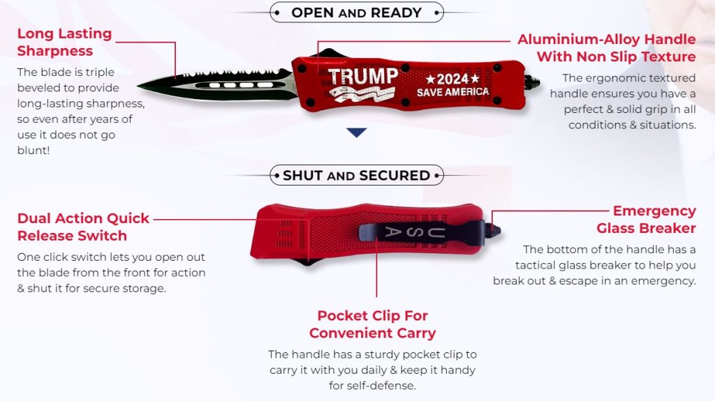 trump knife about