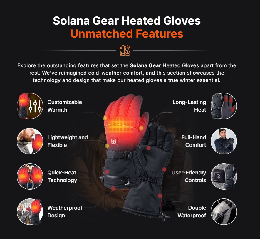 solana gear heated gloves solana gear heated gloves