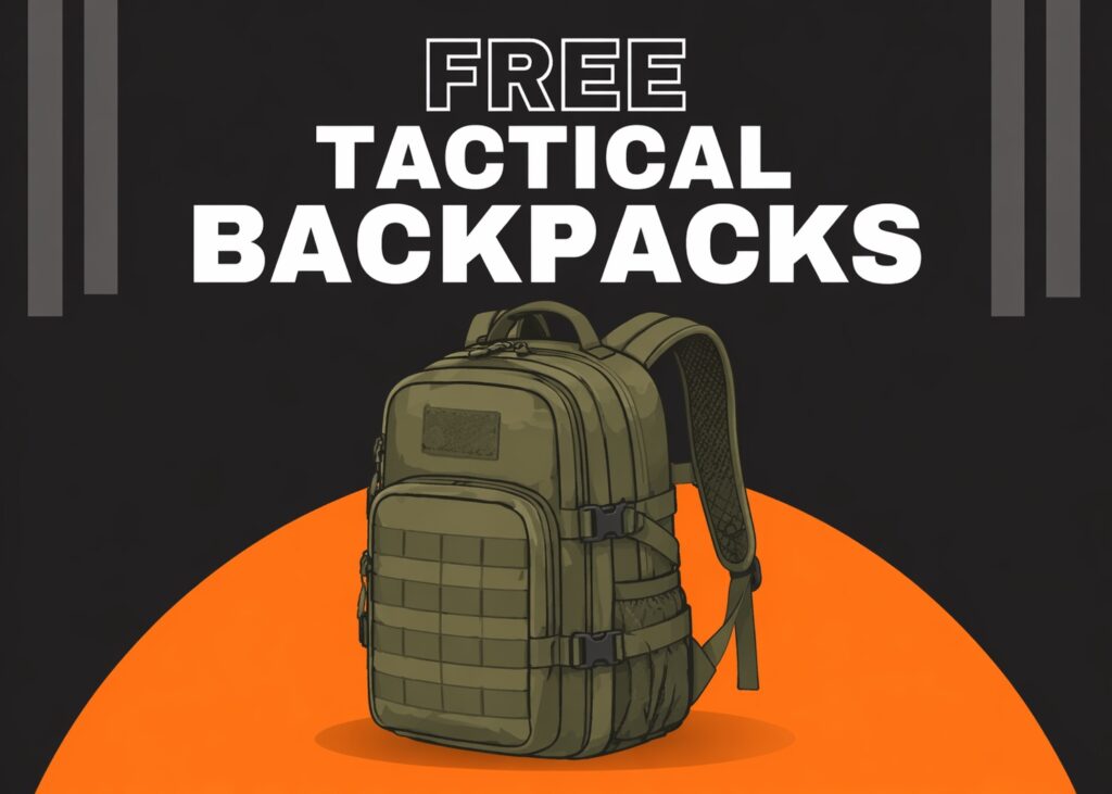 free tactical backpacks and rugsacks